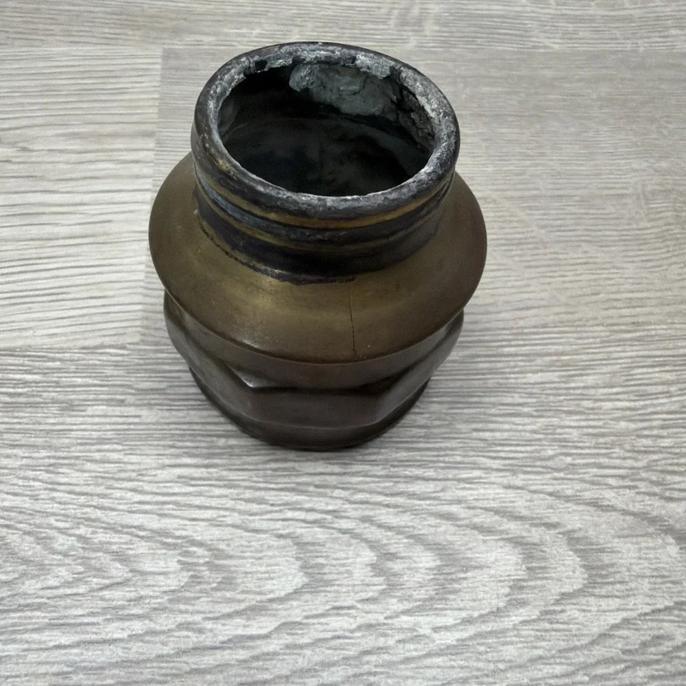 PREMIER Carbide Miners Light Untested & Auto-lite Brass Lamp Fuel Container VTG